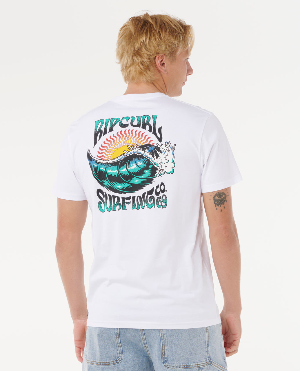 HAZED & TUBED TEE WHITE