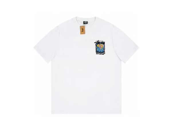 Camiseta Stussy Manos Alrededor de Flores