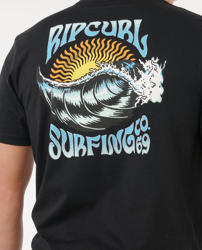 HAZED & TUBED TEE BLACK