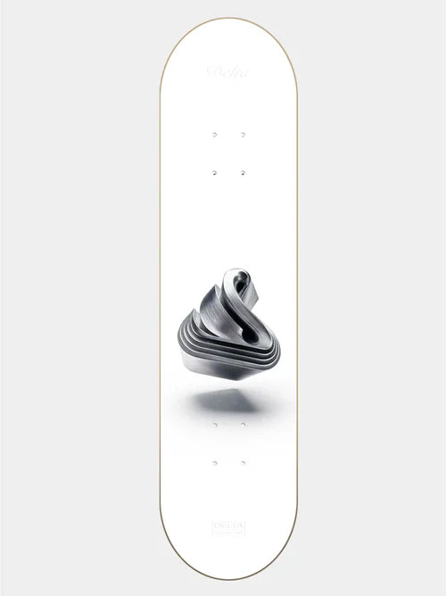 DECK DELTA 8.25 SKATEBOARDING METAL WHITE
