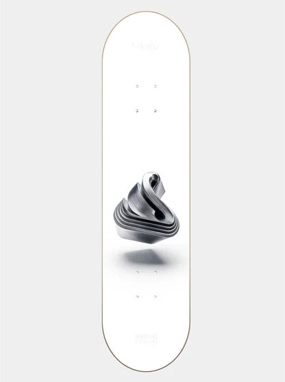 DECK DELTA 8.25 SKATEBOARDING METAL WHITE