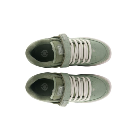 205 VULC GRAYED JADE WHITE SUEDE