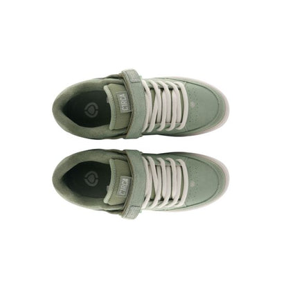 205 VULC GRAYED JADE WHITE SUEDE