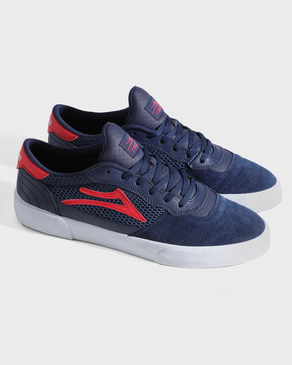 CAMBRIDGE NAVY RED SUEDE