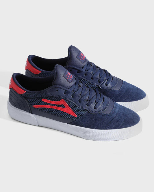 CAMBRIDGE NAVY RED SUEDE