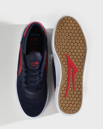 CAMBRIDGE NAVY RED SUEDE