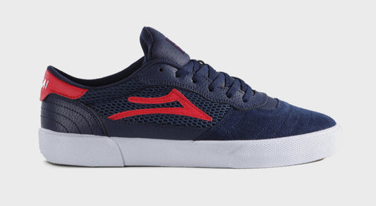 CAMBRIDGE NAVY RED SUEDE