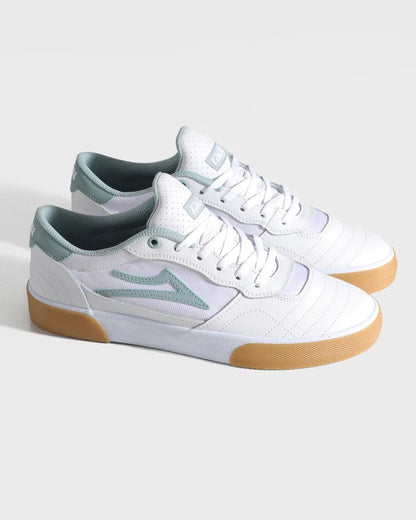 CAMBRIDGE ELITE WHITE LEATHER GREY MIST