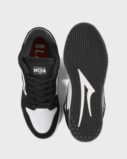 TELFORD LOW BLACK/WHITE LEATHER