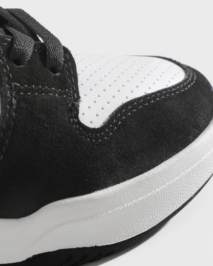 TELFORD LOW BLACK/WHITE LEATHER