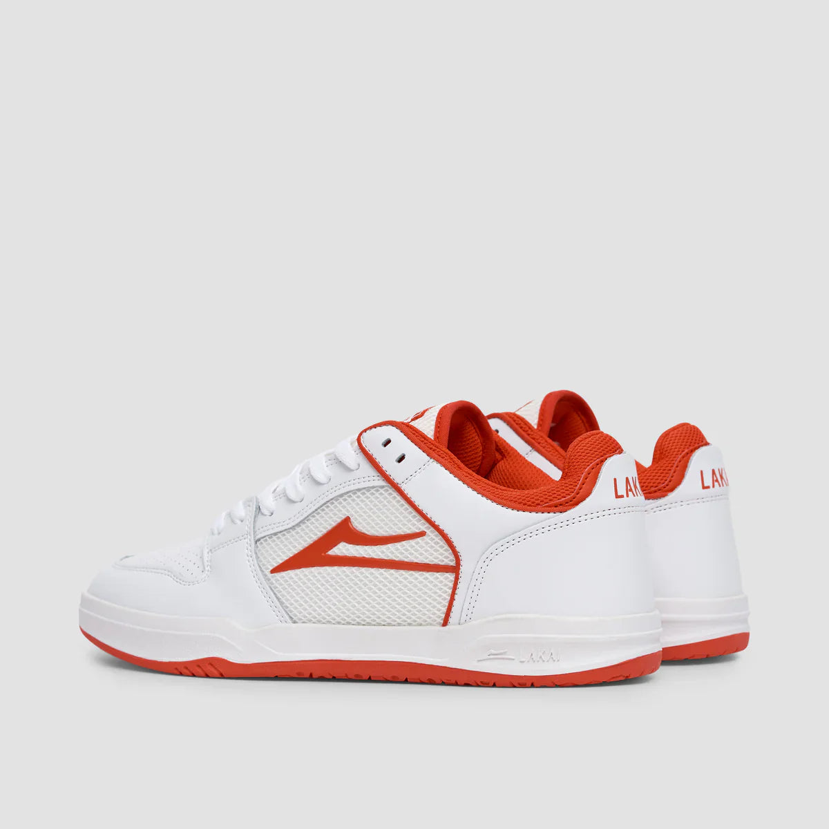 TELFORD LOW WHITE/RED SUEDE