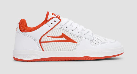 TELFORD LOW WHITE/RED SUEDE
