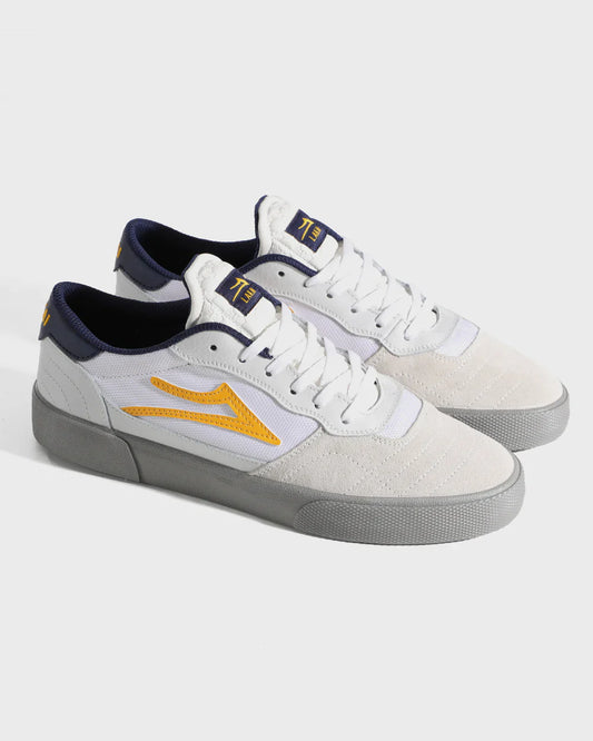 CAMBRIDGE WHITE YELLOW LEATHER