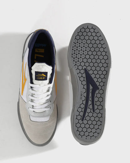 CAMBRIDGE WHITE YELLOW LEATHER