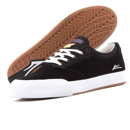 WILKINS BLACK WHITE SUEDE