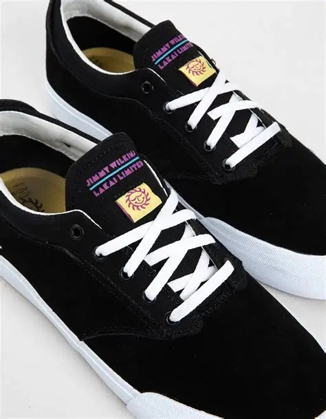 WILKINS BLACK WHITE SUEDE
