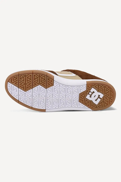 DC SHOES CURE BROWN TAN WHITE