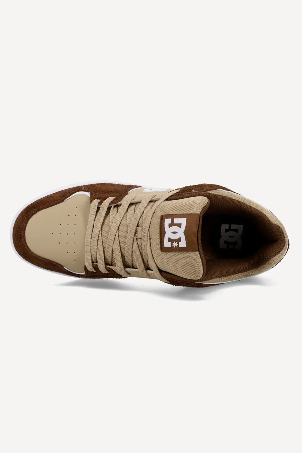 DC SHOES CURE BROWN TAN WHITE