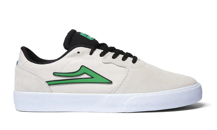 CARDIFF WHITE BLACK SUEDE
