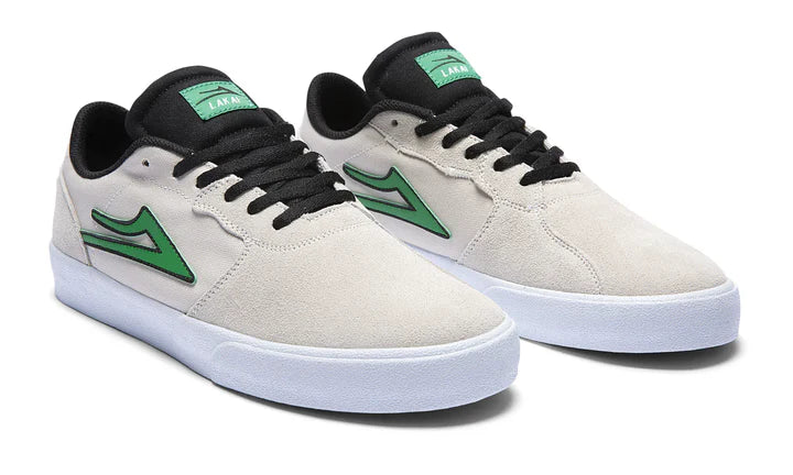 CARDIFF WHITE BLACK SUEDE