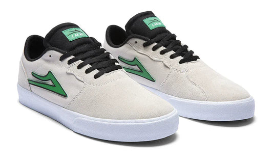 CARDIFF WHITE BLACK SUEDE