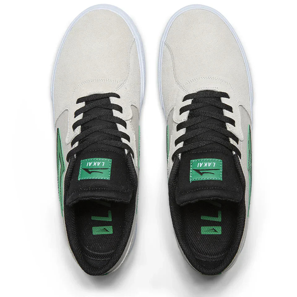 CARDIFF WHITE BLACK SUEDE