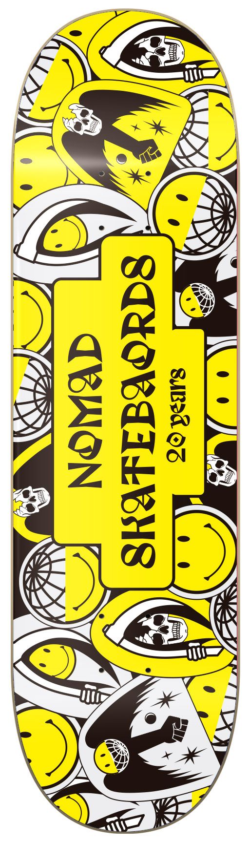 Deck Nomad 20 Years Yellow 7.75