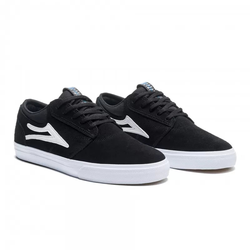 GRIFFIN BLACK WHITE SUEDE