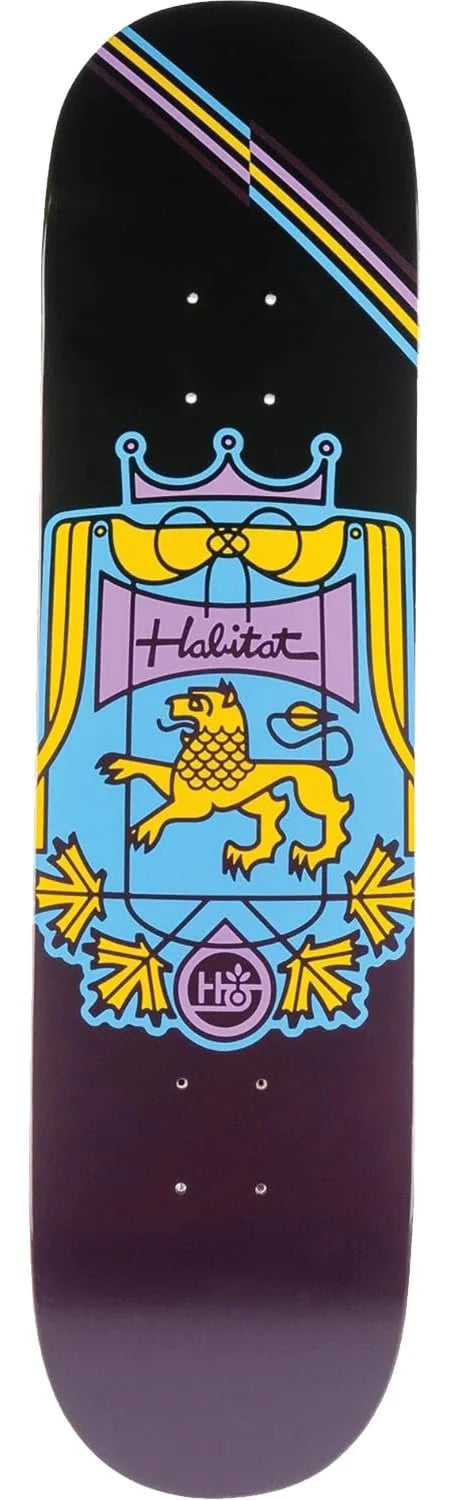 Deck Habitat Coat of Arms Purple 8.0