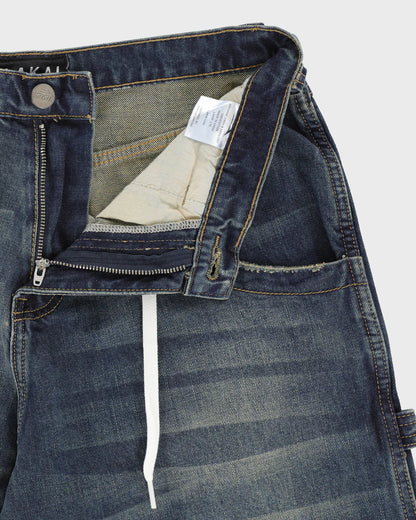 Vintage-Washed-Wide-Leg-Denims-Blue