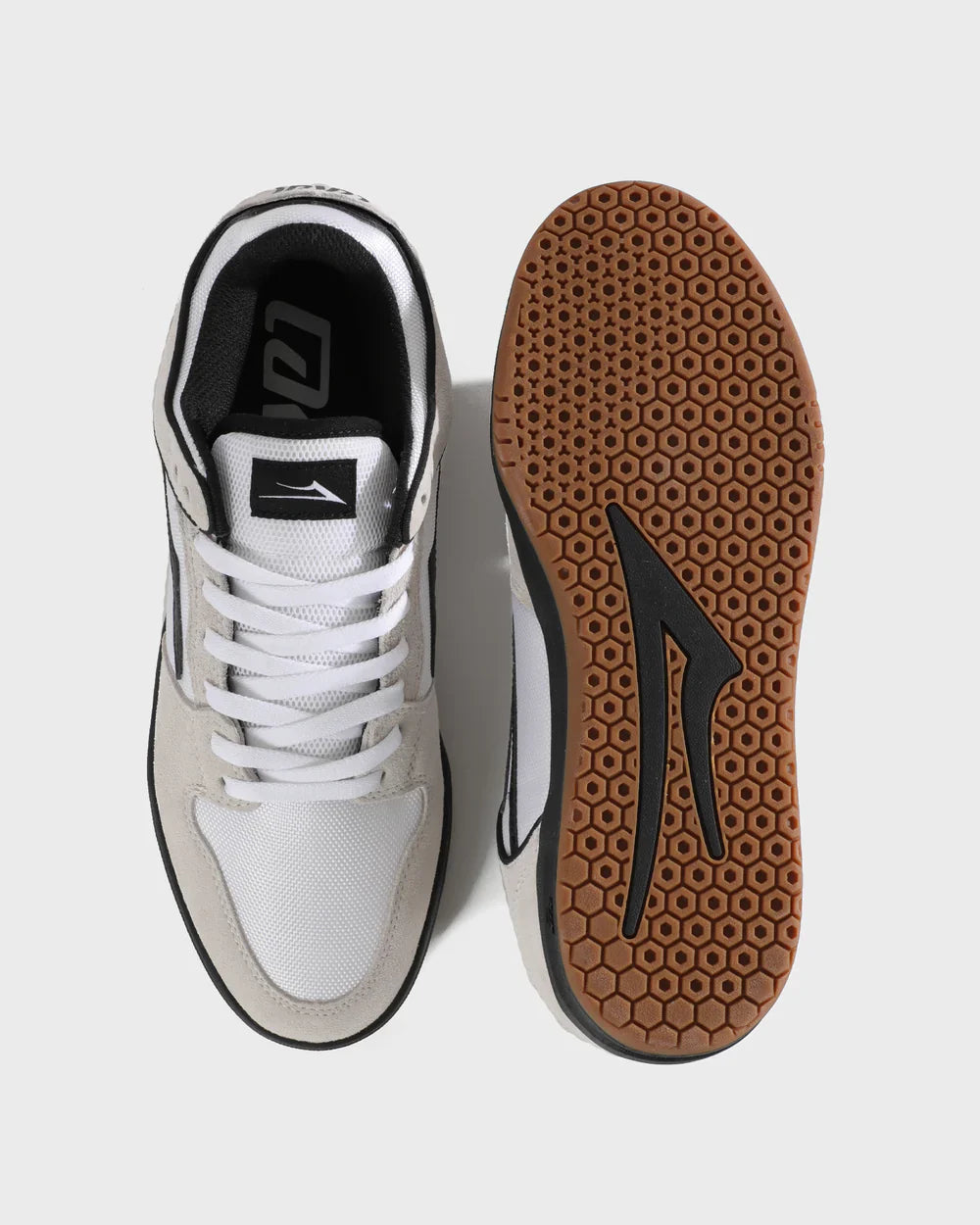 TELFORD LOW WHITE SUEDE CORDURA BLACK